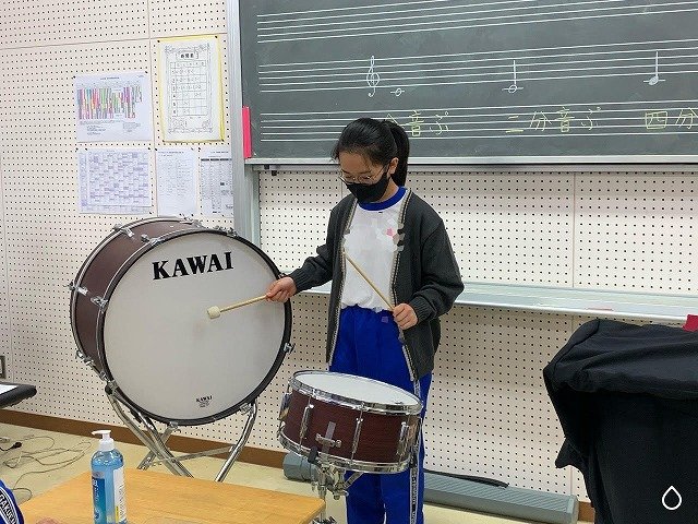 打楽器に挑戦〈4年生〉 | はつしば歳時記 | はつしば学園小学校