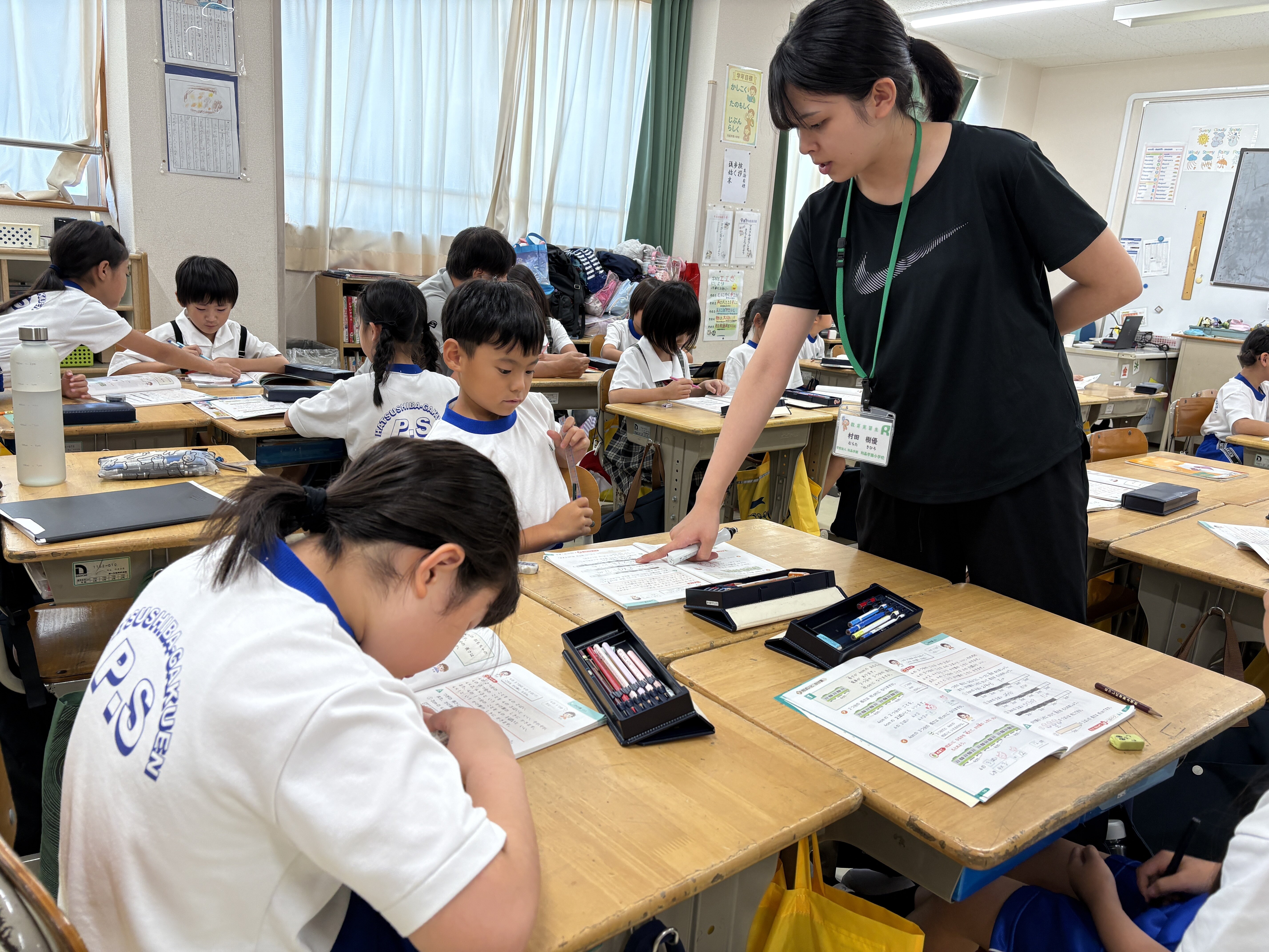 教育実習生がやってきました | はつしば歳時記 | はつしば学園小学校