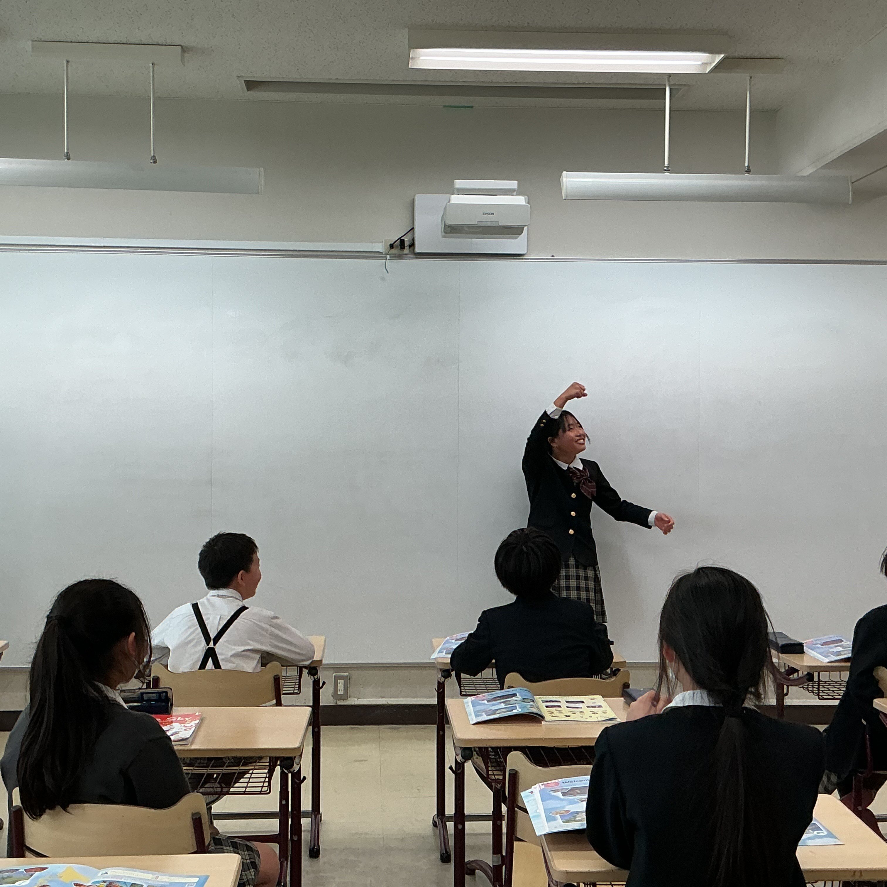 合同で英語の授業（6年生） | はつしば歳時記 | はつしば学園小学校