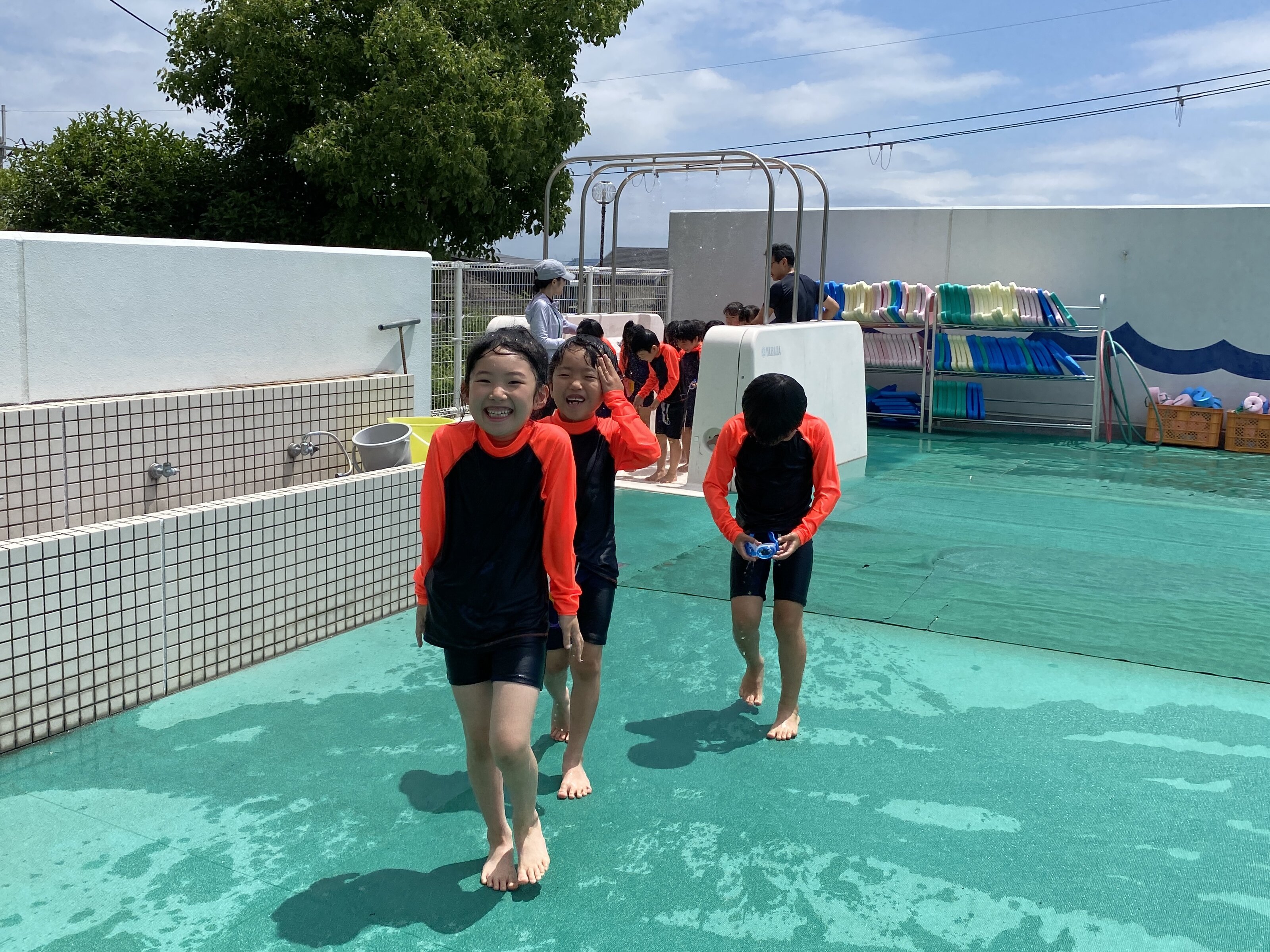 水泳授業開始！〈1年生〉 | はつしば歳時記 | はつしば学園小学校
