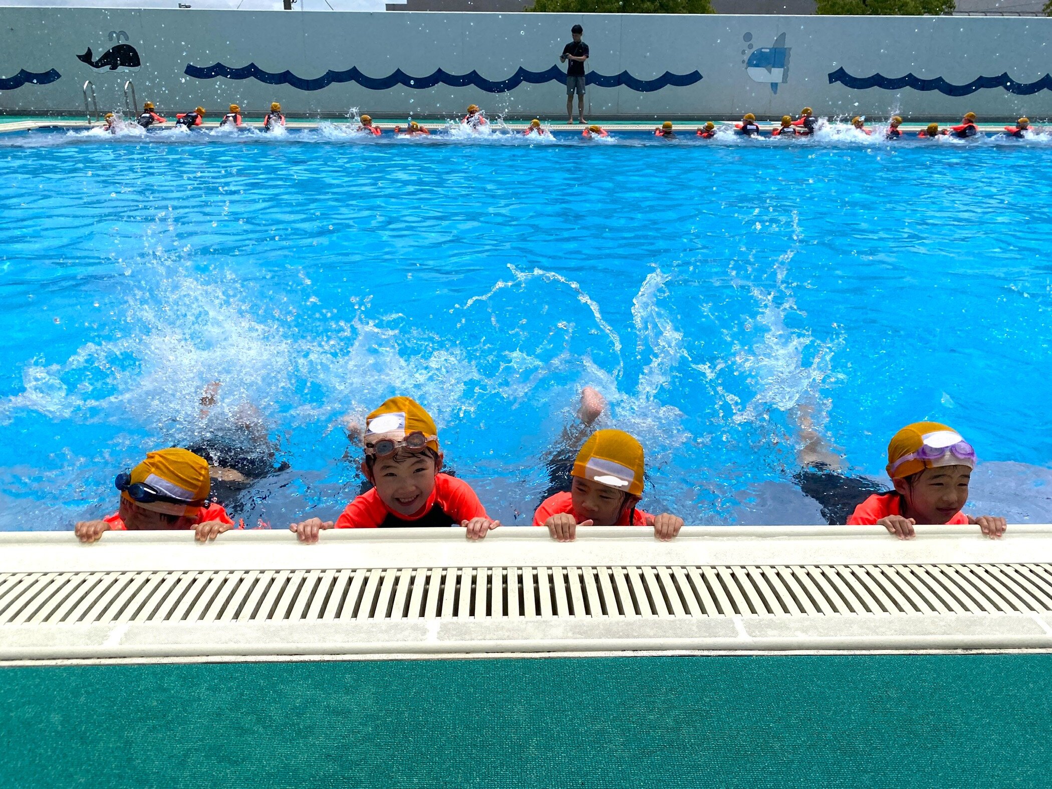 水泳授業開始！〈1年生〉 | はつしば歳時記 | はつしば学園小学校