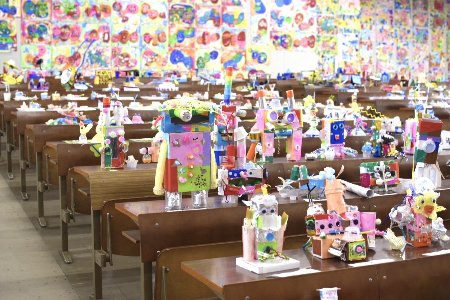 第19回 図工作品展 | はつしば歳時記 | はつしば学園小学校