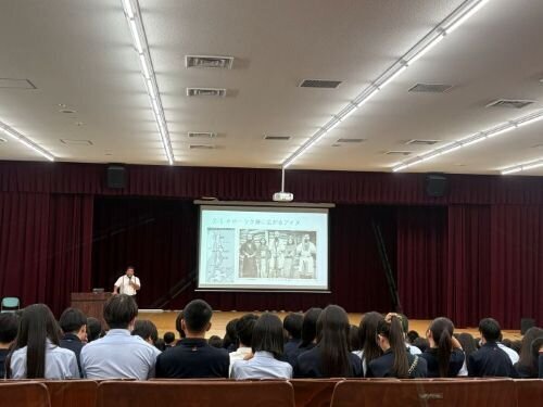 高校3年生　教育講演会の事前学習