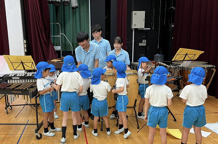 【吹奏楽部】幼稚園交流イベント