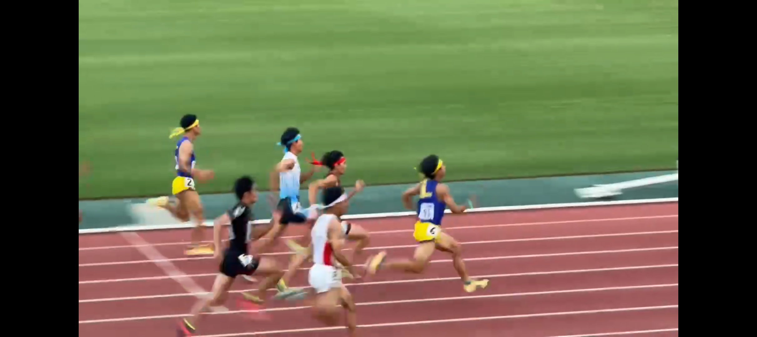 陸上競技高校男子1年100m 近畿ユース出場決定！