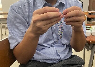【RSSクラスSS生物基礎の授業紹介】DNAストラップを作ろう!
