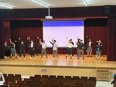 高校1年生 陵風祭リハーサル