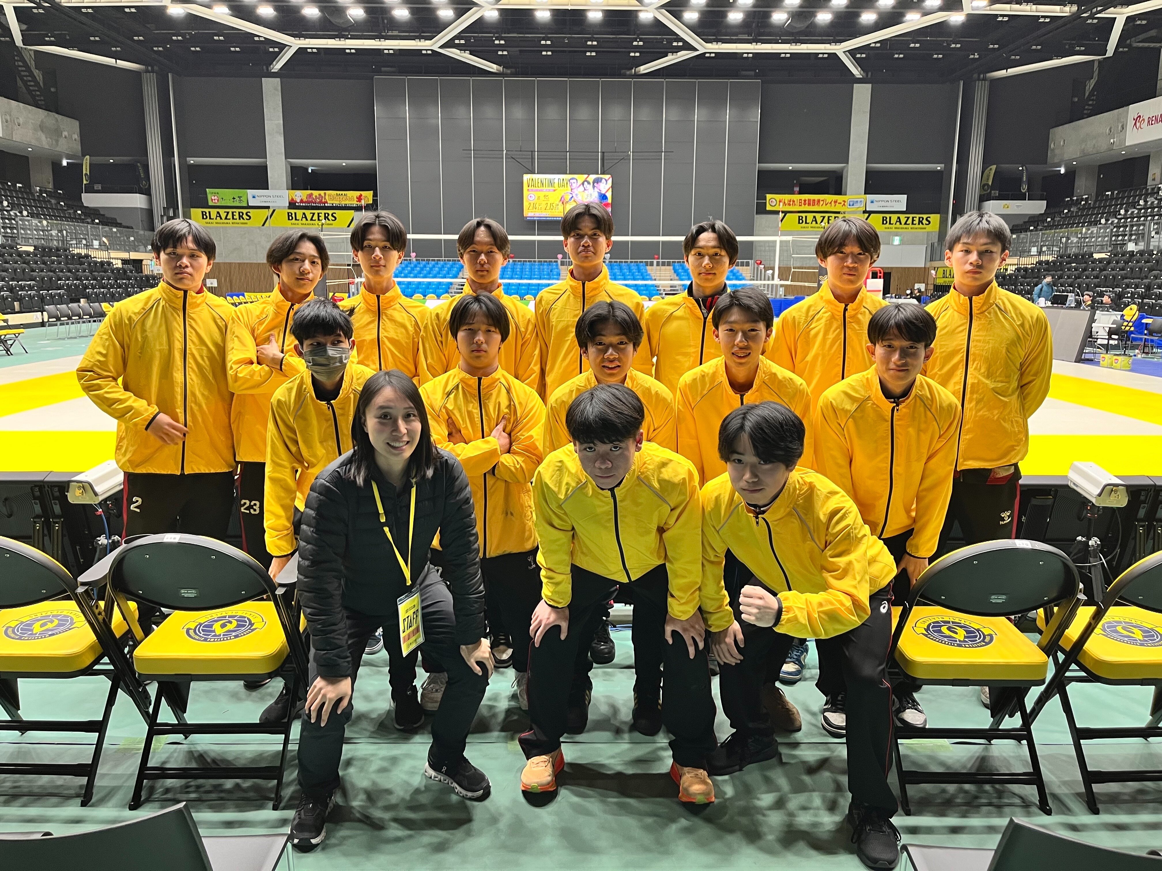 【男子バレーボール部】堺ブレイザーズ戦のボランティア活動報告