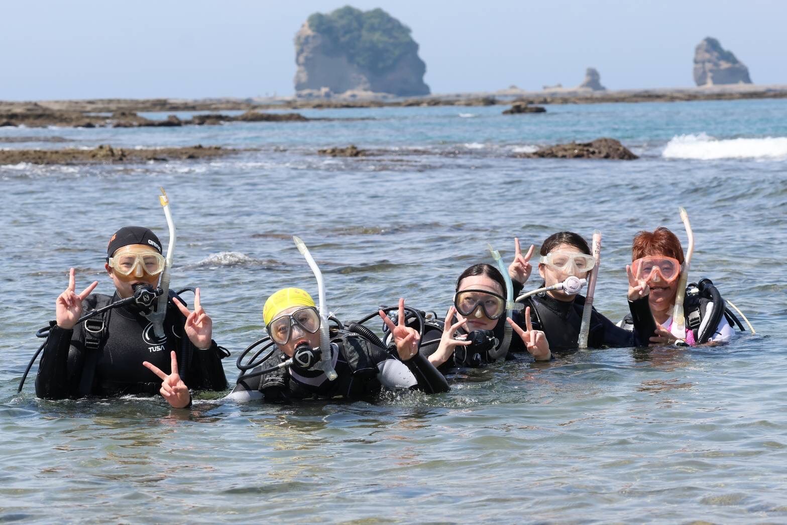 高校1年生体育科 海洋実習1日目