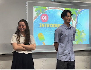 【国際教育】　留学生ヴァレンティンくん、ソフィアさん　帰国