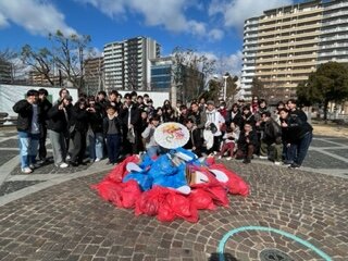 インターアクトクラブ　難波大規模ゴミ拾い