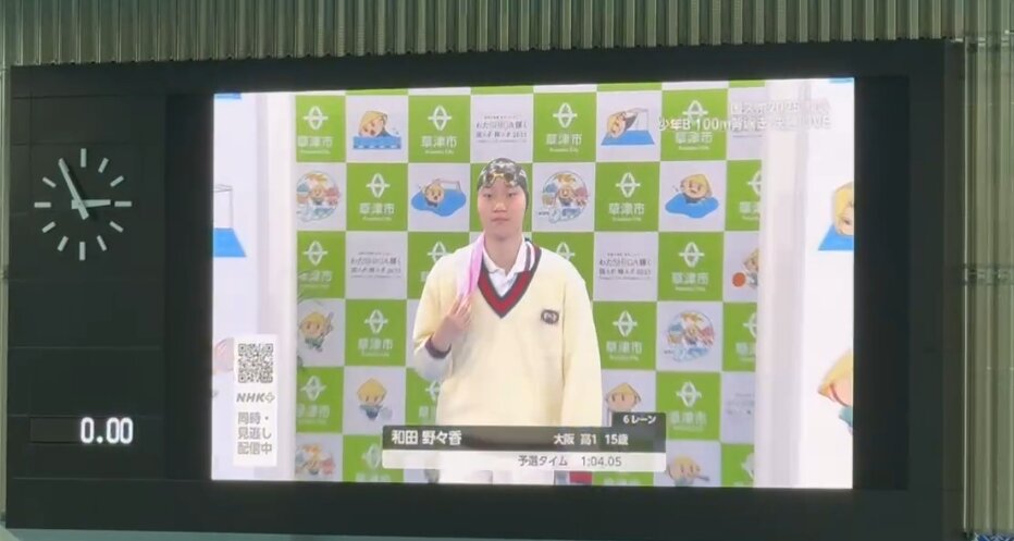 水泳部　国民スポーツ大会（旧 国民体育大会）出場