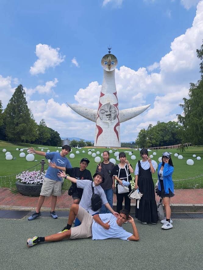 【高校インターアクトクラブ】ハンガリーの高校生ローランドくんと万博公園・ニフレル見学